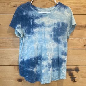 Tie-dye slub knot tshirt Old Navy